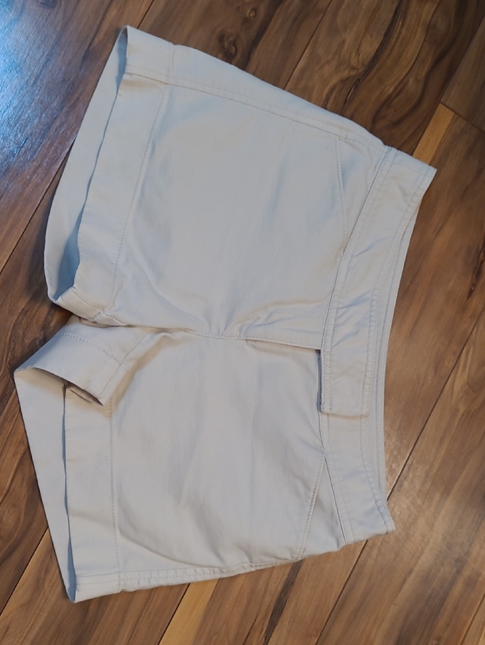 Ann Taylor Light Beige Cotton Shorts